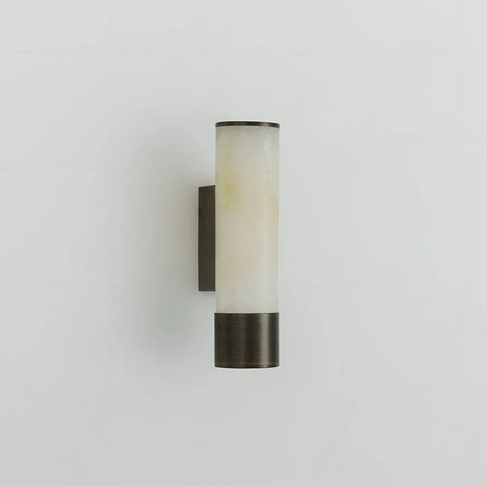 Alabaster Elara Cylindrical Wall Lamp