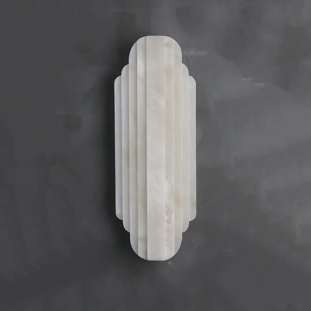 Alabaster Estelle Vertical Stripes Wall Sconce