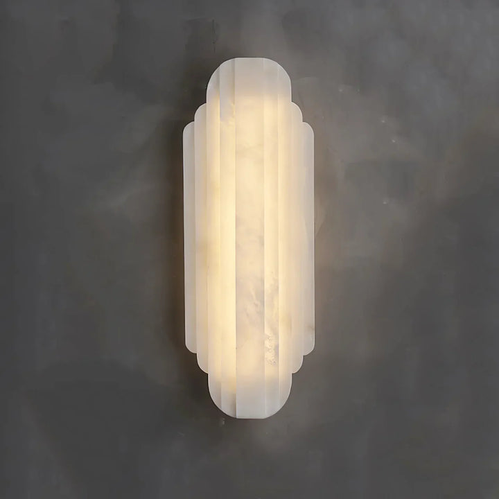 Alabaster Estelle Vertical Stripes Wall Sconce