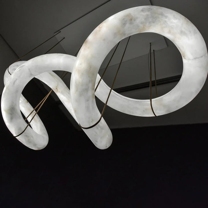 Alabaster Infinity Chandelier