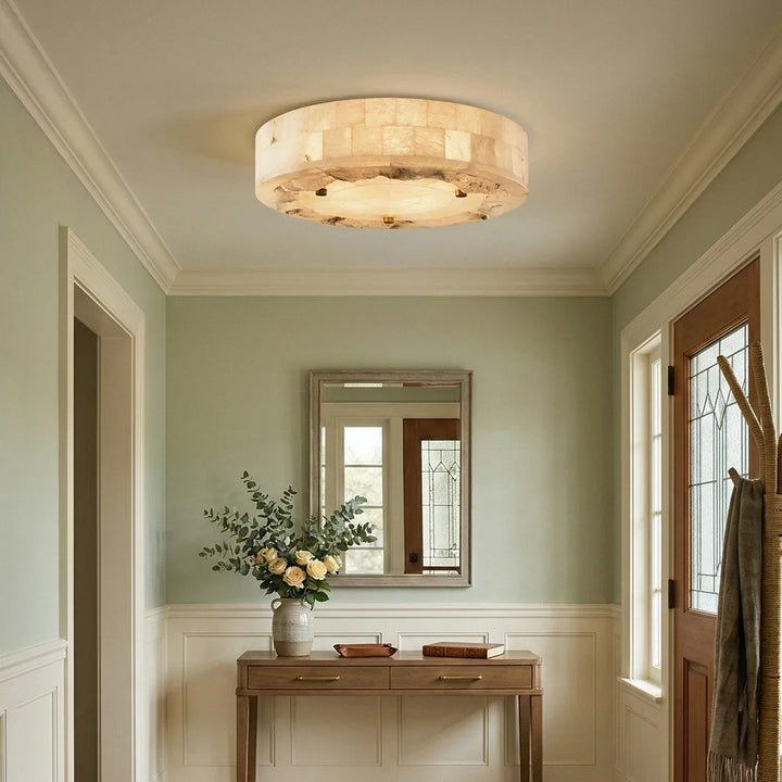 Alabaster Luriel Disk Ceiling Light