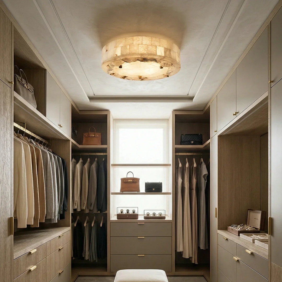 Alabaster Luriel Disk Ceiling Light