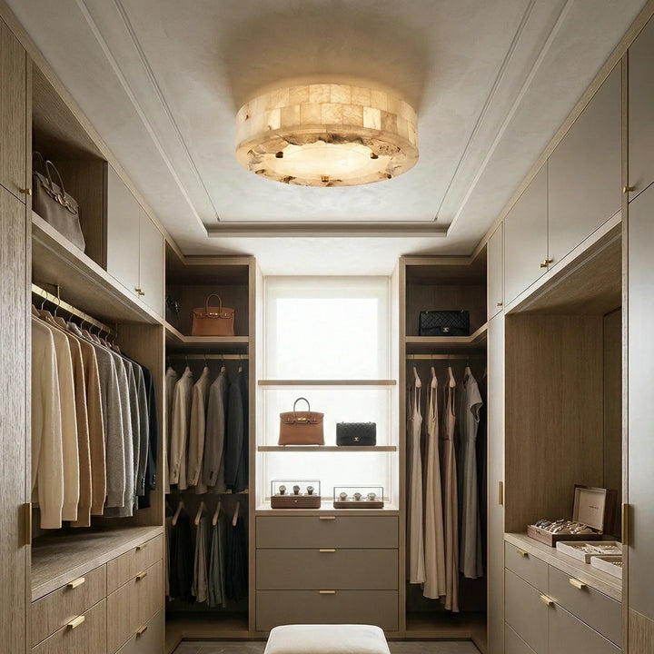 Alabaster Luriel Disk Ceiling Light