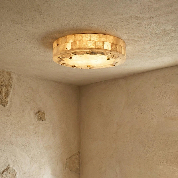 Alabaster Luriel Disk Ceiling Light