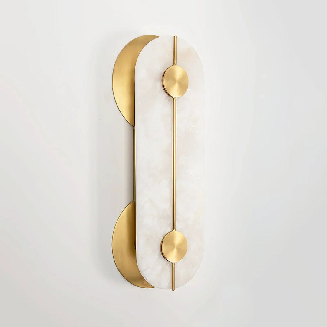 Alabaster Obvara Oval Wall Light