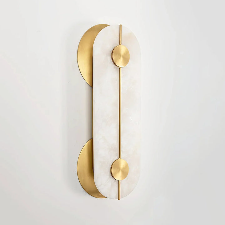 Alabaster Obvara Oval Wall Light