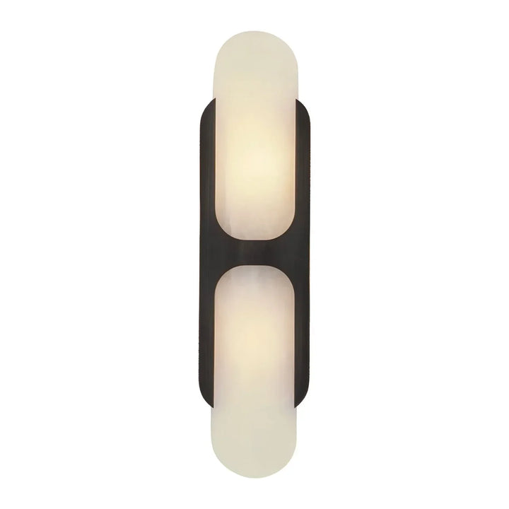 Alabaster Odin Oval Wall Sconce