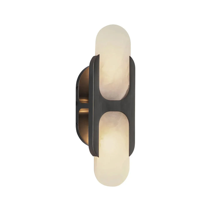 Alabaster Odin Oval Wall Sconce