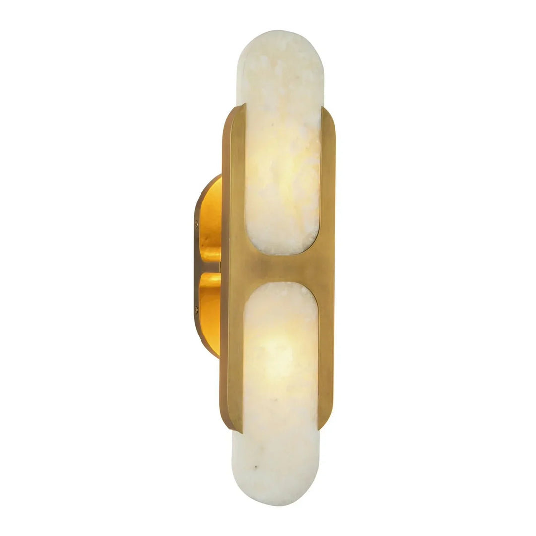 Alabaster Odin Oval Wall Sconce