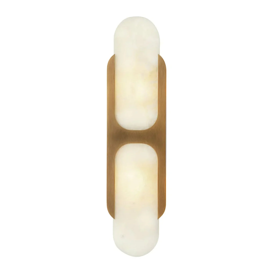 Alabaster Odin Oval Wall Sconce