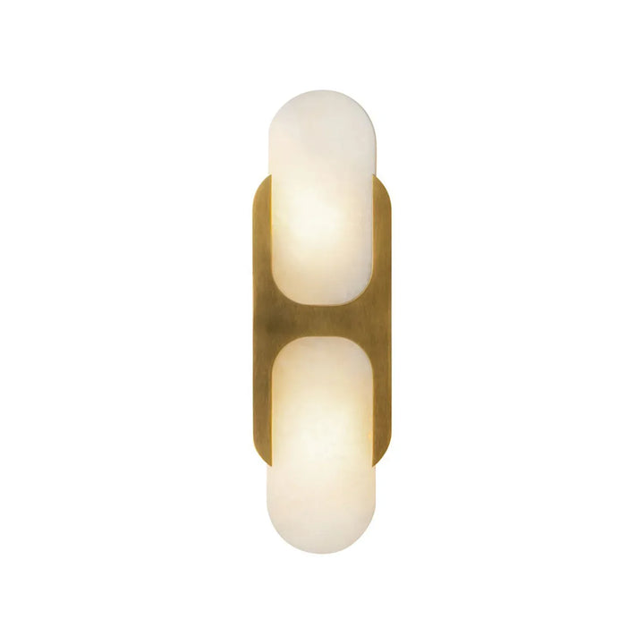 Alabaster Odin Oval Wall Sconce