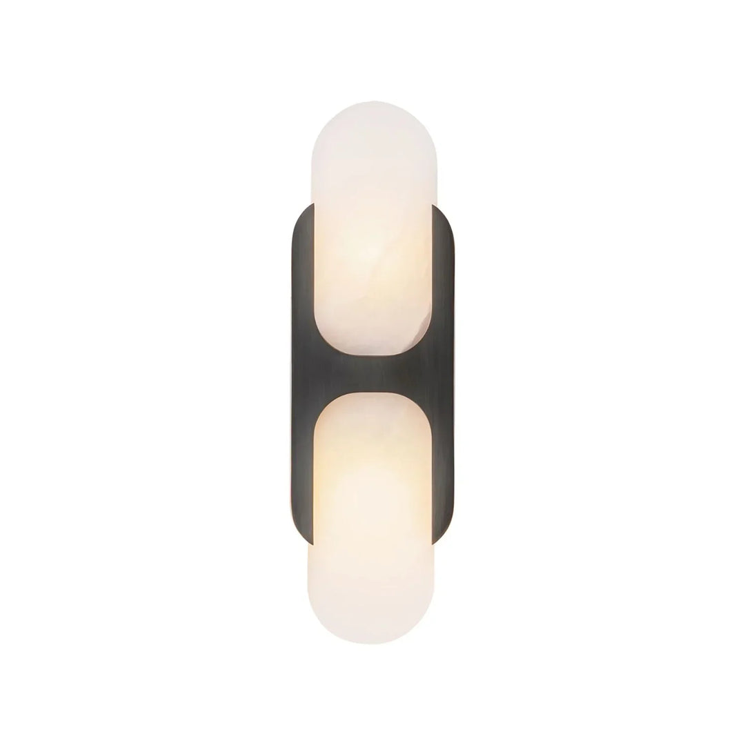 Alabaster Odin Oval Wall Sconce