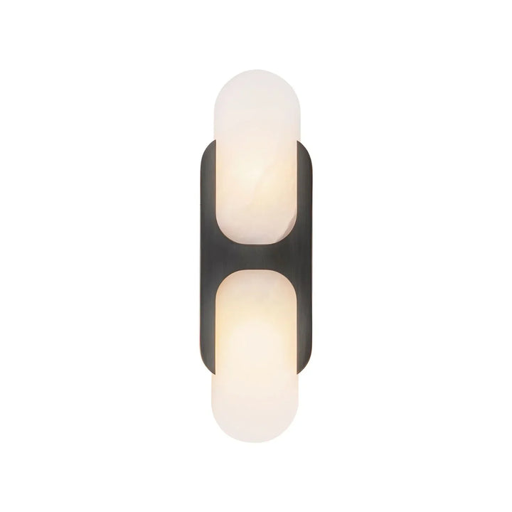 Alabaster Odin Oval Wall Sconce