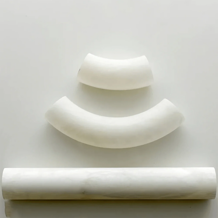 Alabaster Round Leather Chandelier
