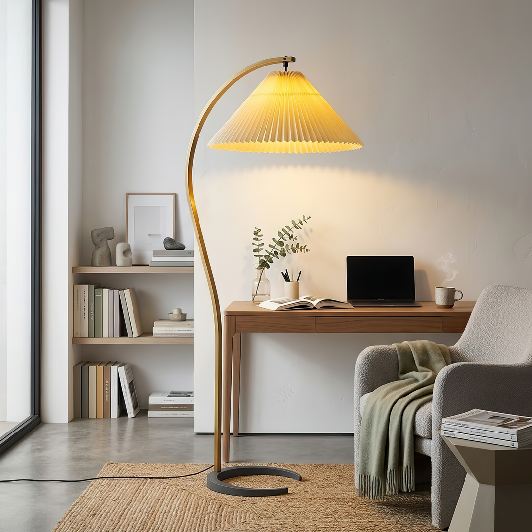Arc Bentwood Floor Lamp