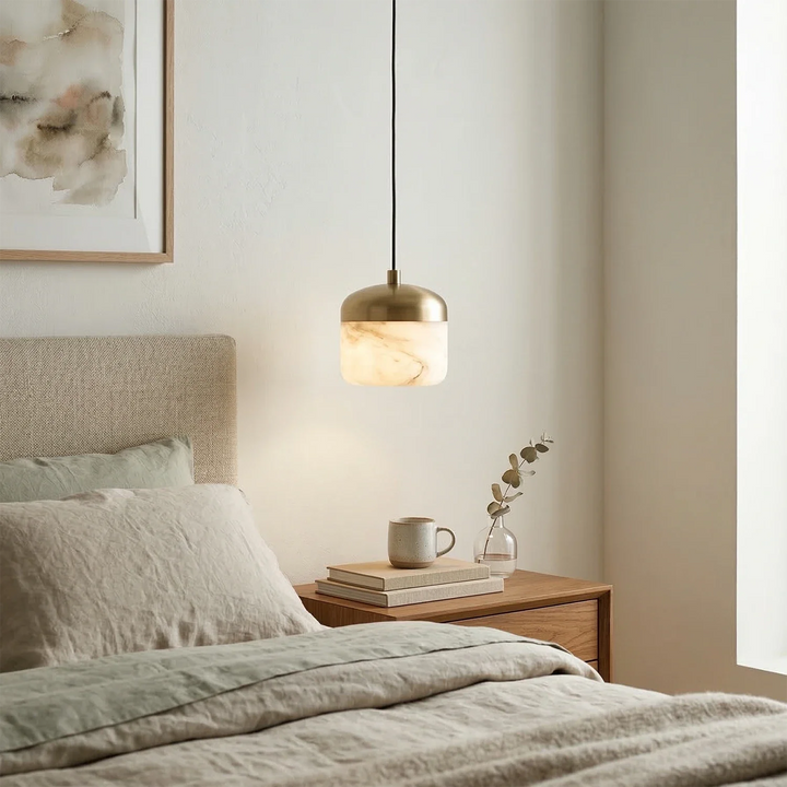 AstaVera Alabaster Pendant Light