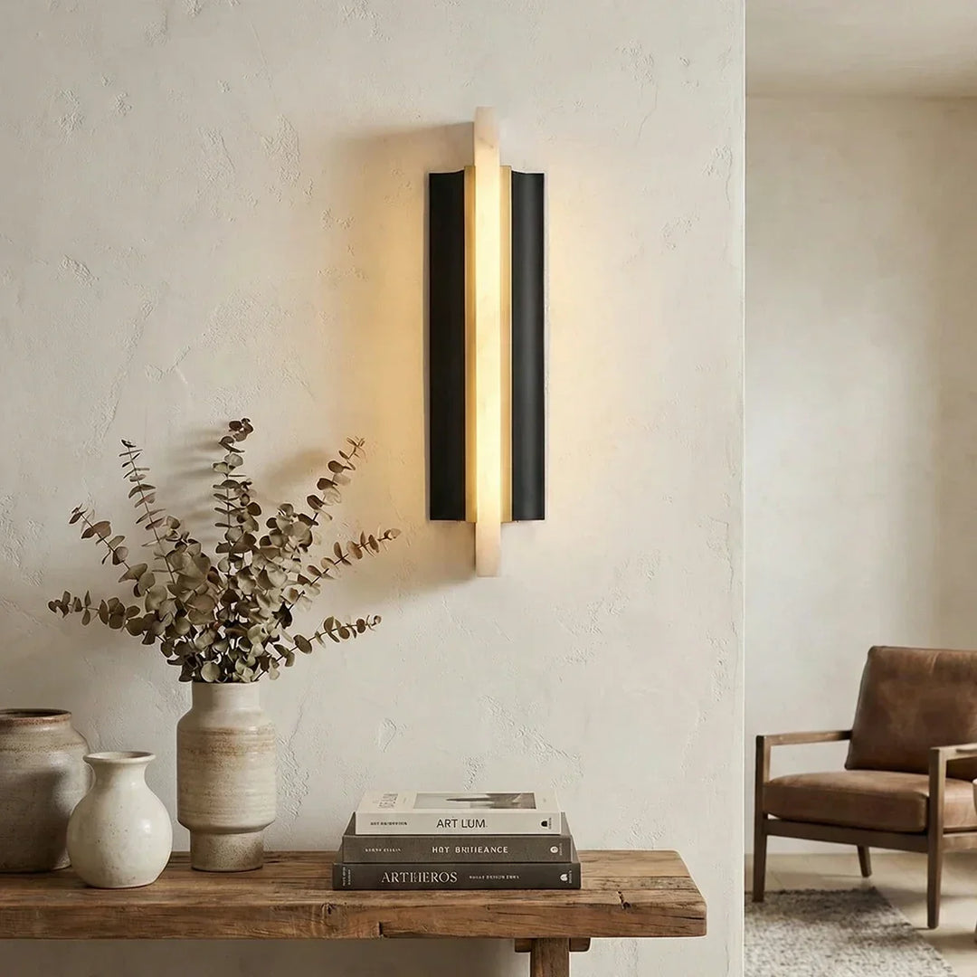 Blade Alabaster Wall Lamp