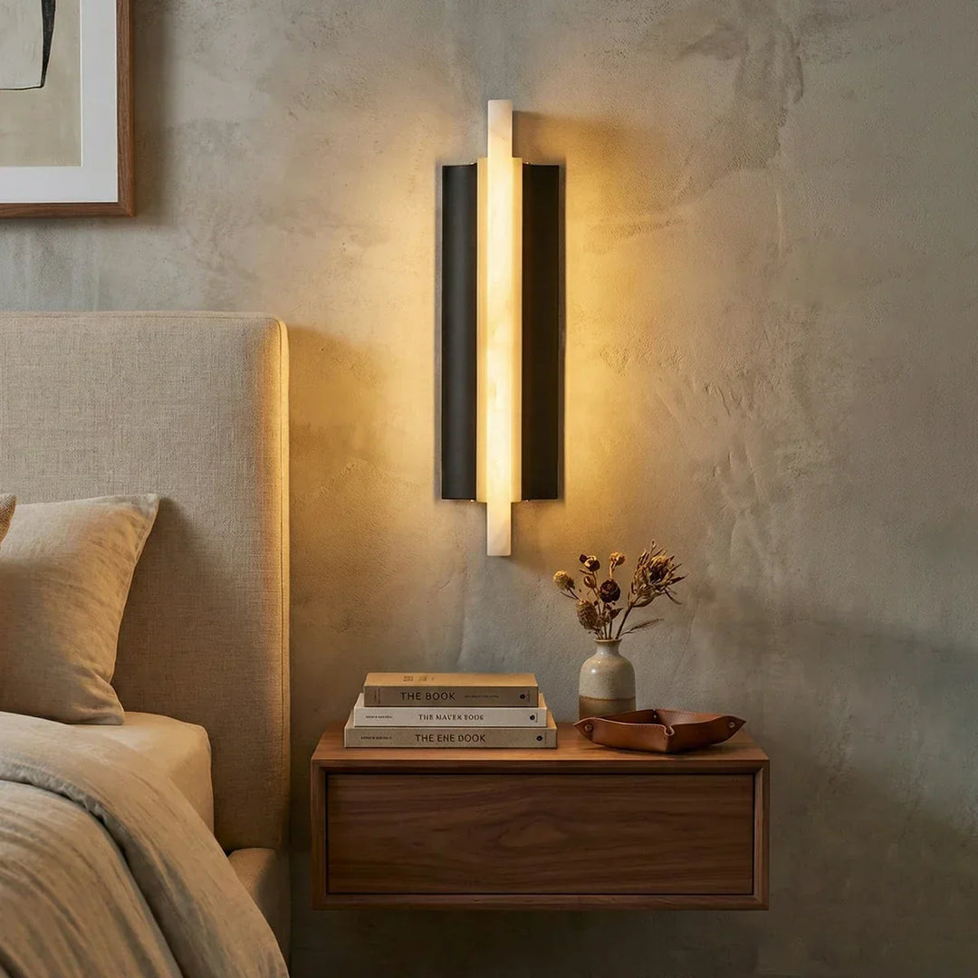 Blade Alabaster Wall Lamp