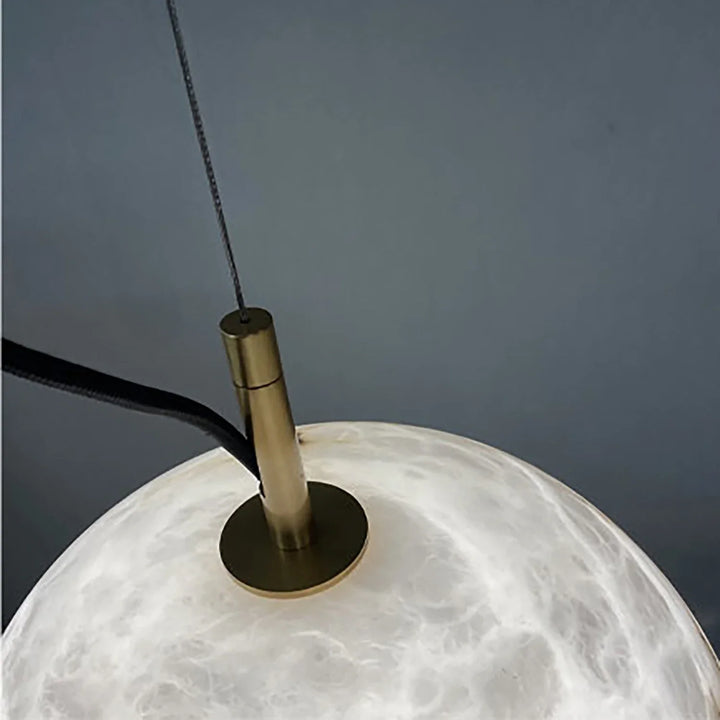 Blimp Alabaster Pendant - view 14 | Woorglamp