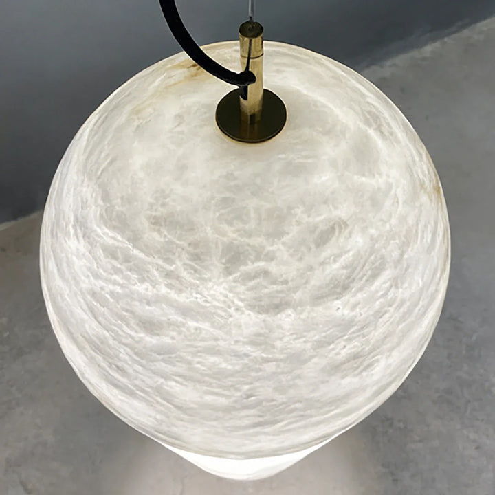 Blimp Alabaster Pendant - view 13 | Woorglamp