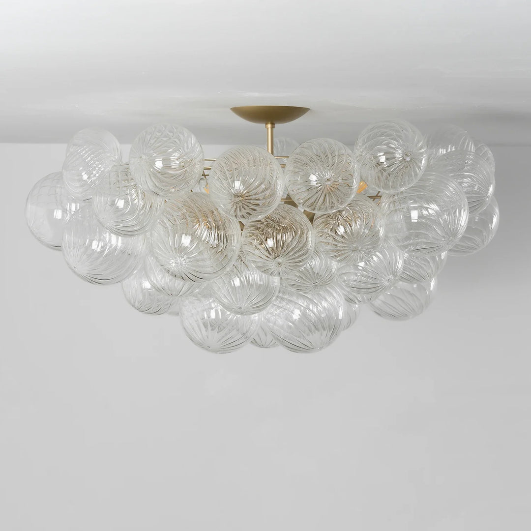 Bubble Texture Glass Ball Ceiling Light