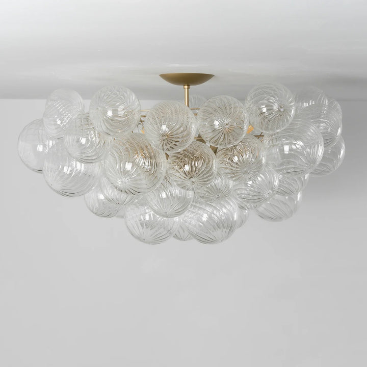 Bubble Texture Glass Ball Ceiling Light