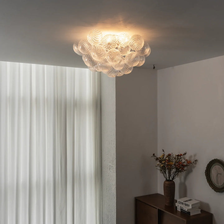 Bubble Texture Glass Ball Ceiling Light