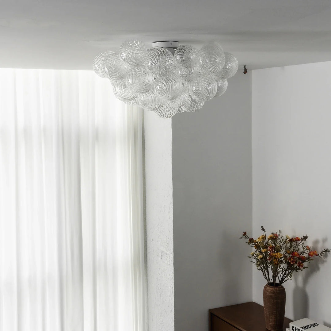 Bubble Texture Glass Ball Ceiling Light