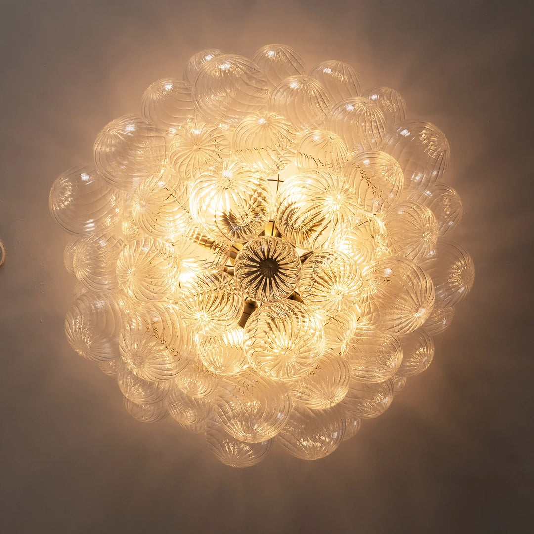 Bubble Texture Glass Ball Ceiling Light