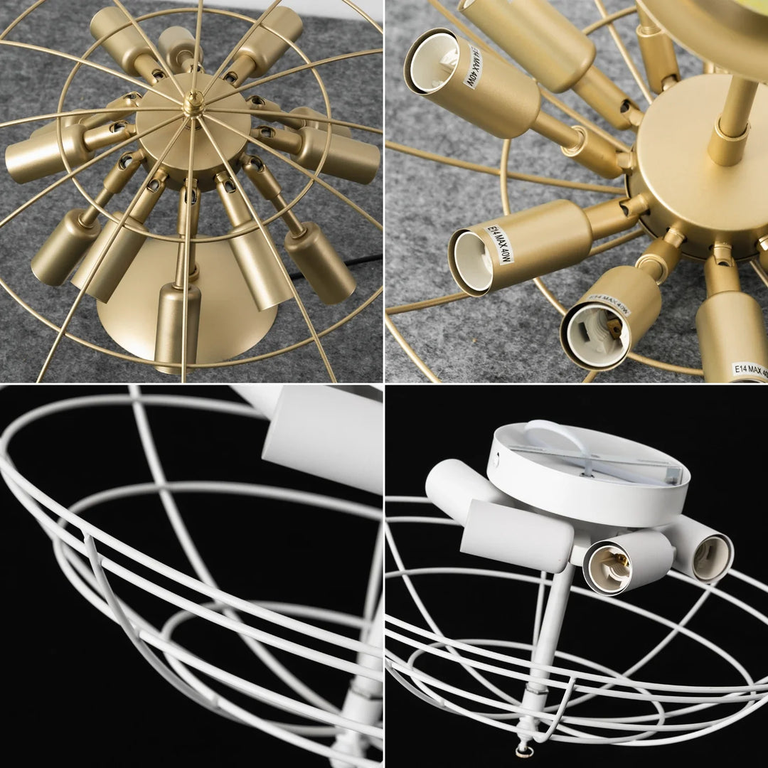 Bubble Texture Glass Ball Ceiling Light