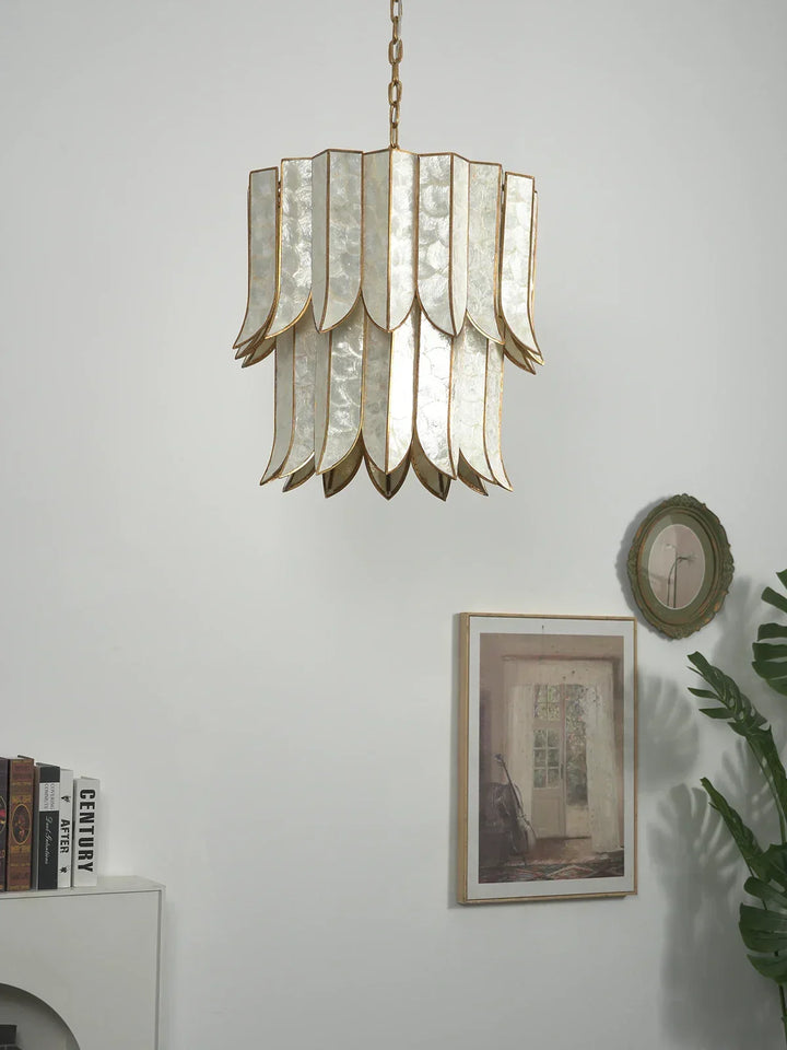 Cascara Cascara Capiz Shell Chandelier