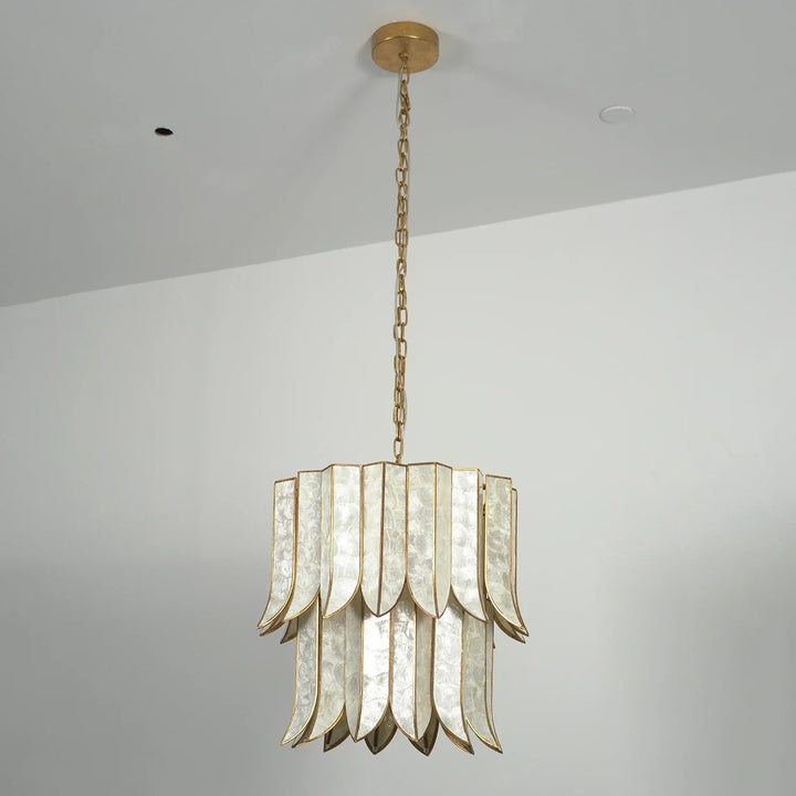 Cascara Cascara Capiz Shell Chandelier