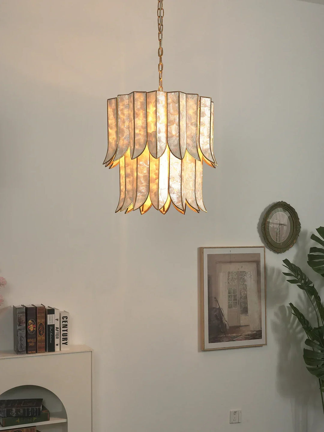 Cascara Cascara Capiz Shell Chandelier