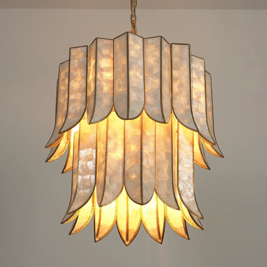 Cascara Cascara Capiz Shell Chandelier