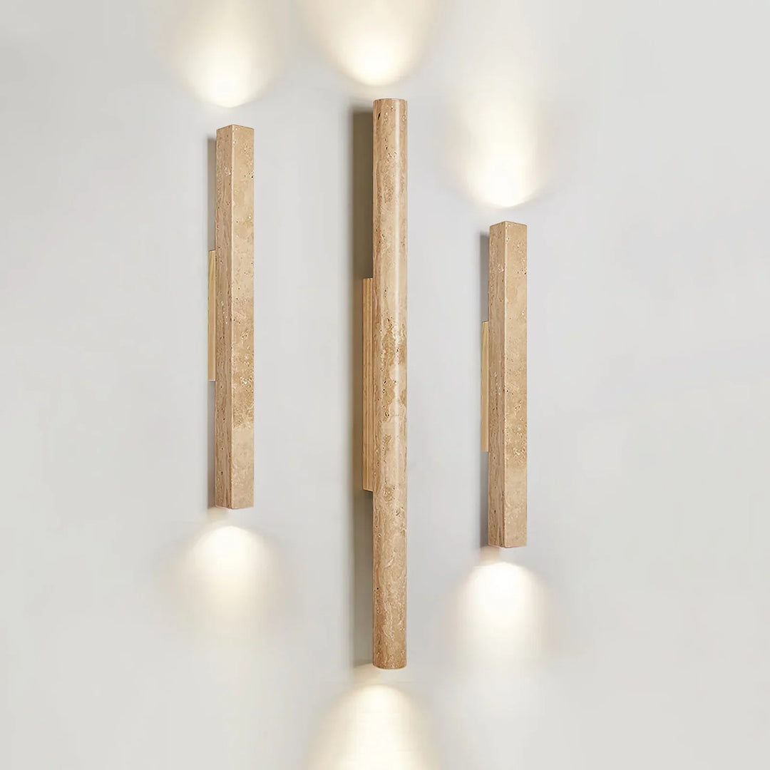 Column Travertine Wall Light - view 11 | Woorglamp