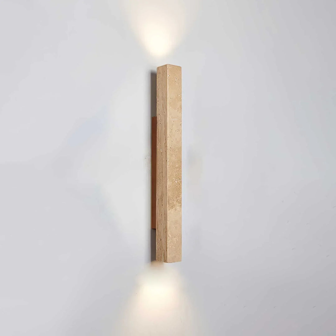 Column Travertine Wall Light - view 14 | Woorglamp