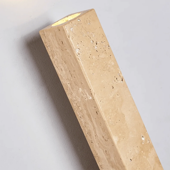 Column Travertine Wall Light - view 12 | Woorglamp
