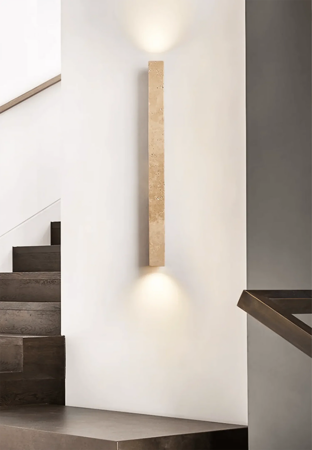 Column Travertine Wall Light - view 8 | Woorglamp