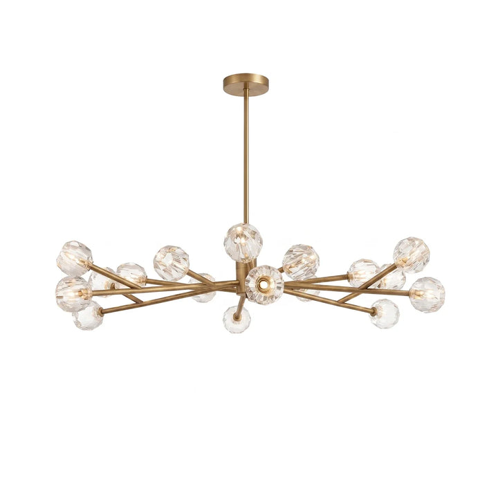 Crystal Ball Round Cluster Chandelier