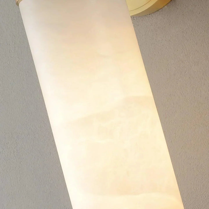 Cylindrical Lampatrin Alabaster Wall Lamp