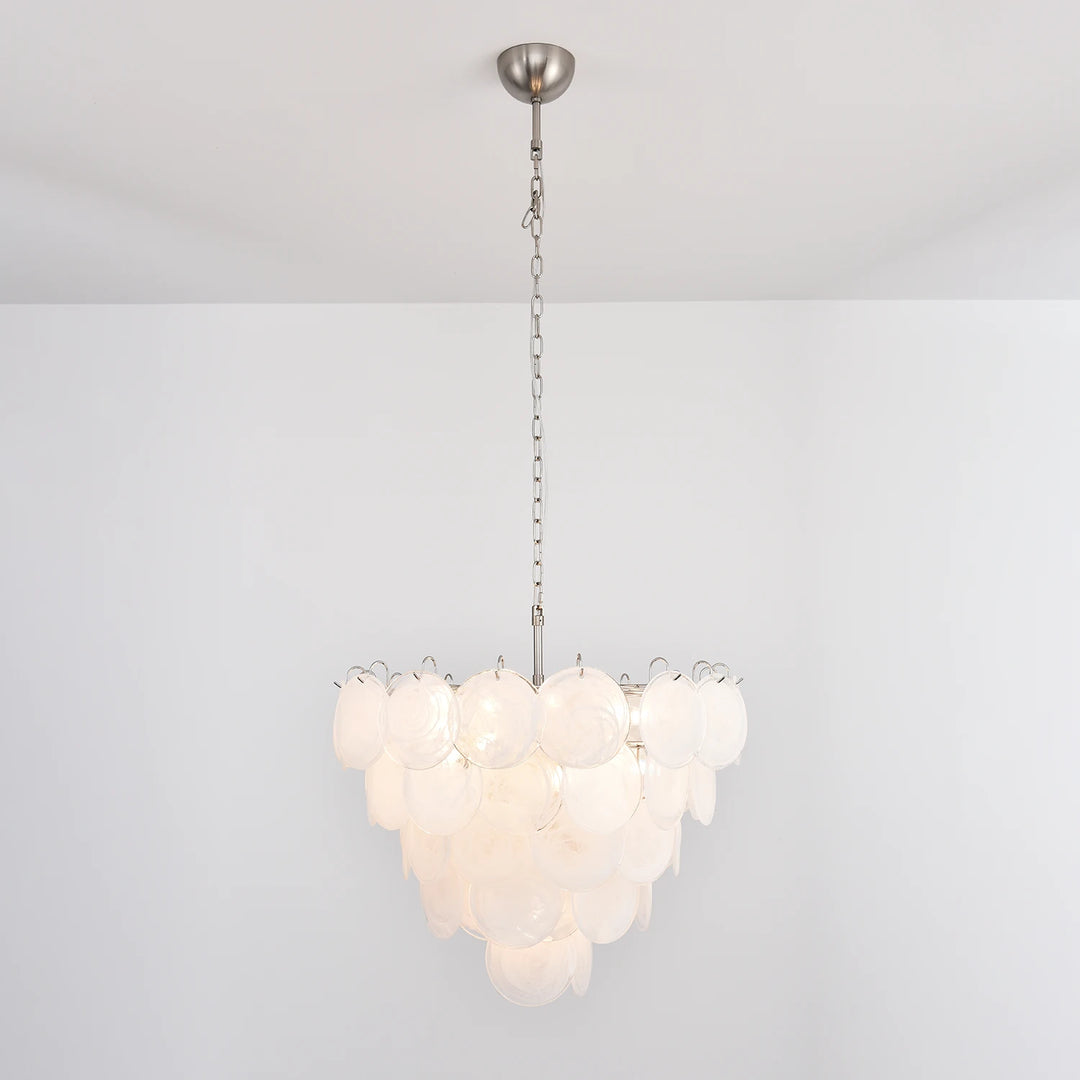 Tiered Aurelia Glass Multicolor Chandelier