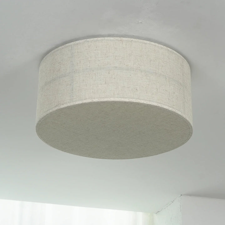 Drum Fabric Ceiling Light