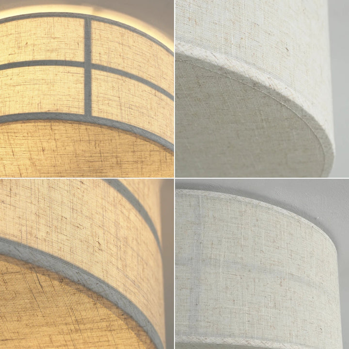 Drum Fabric Ceiling Light