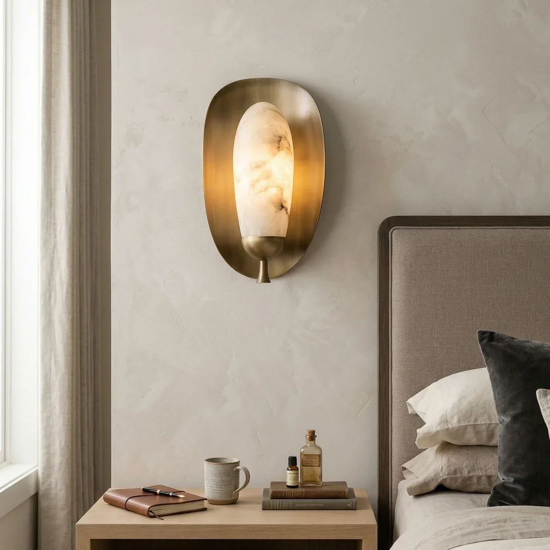 Fruit Solenne Alabaster Wall Sconce