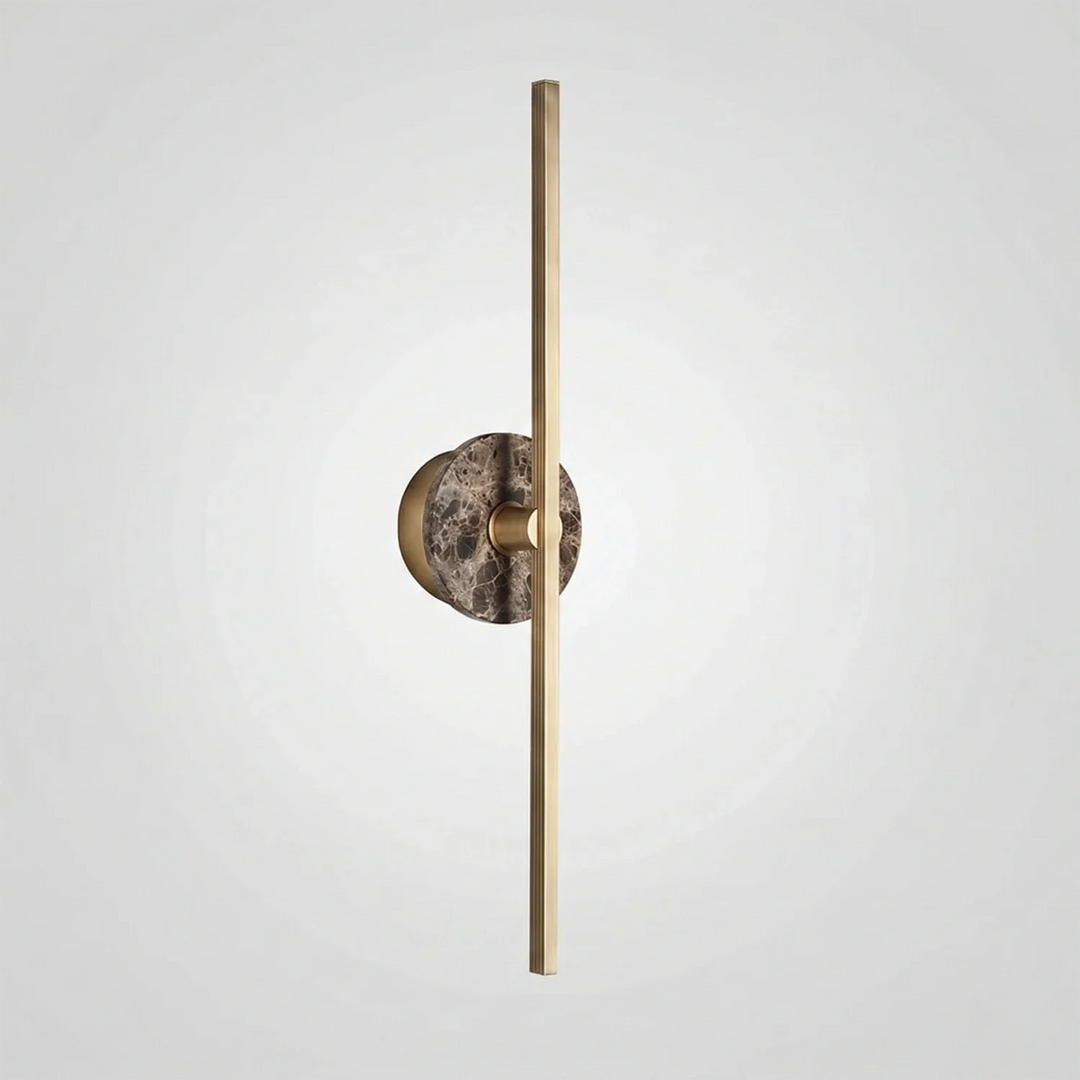 Essential Alabaster Brass Wall Sconce