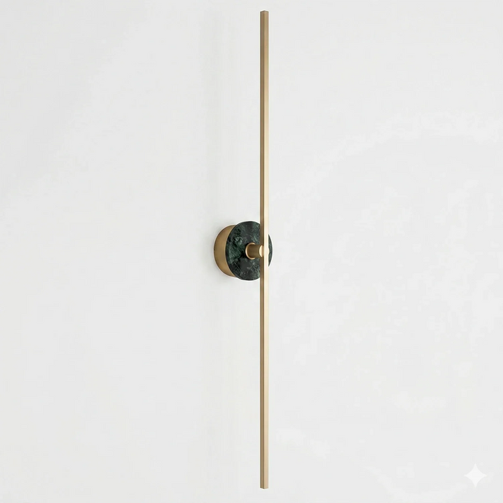 Essential Alabaster Brass Wall Sconce