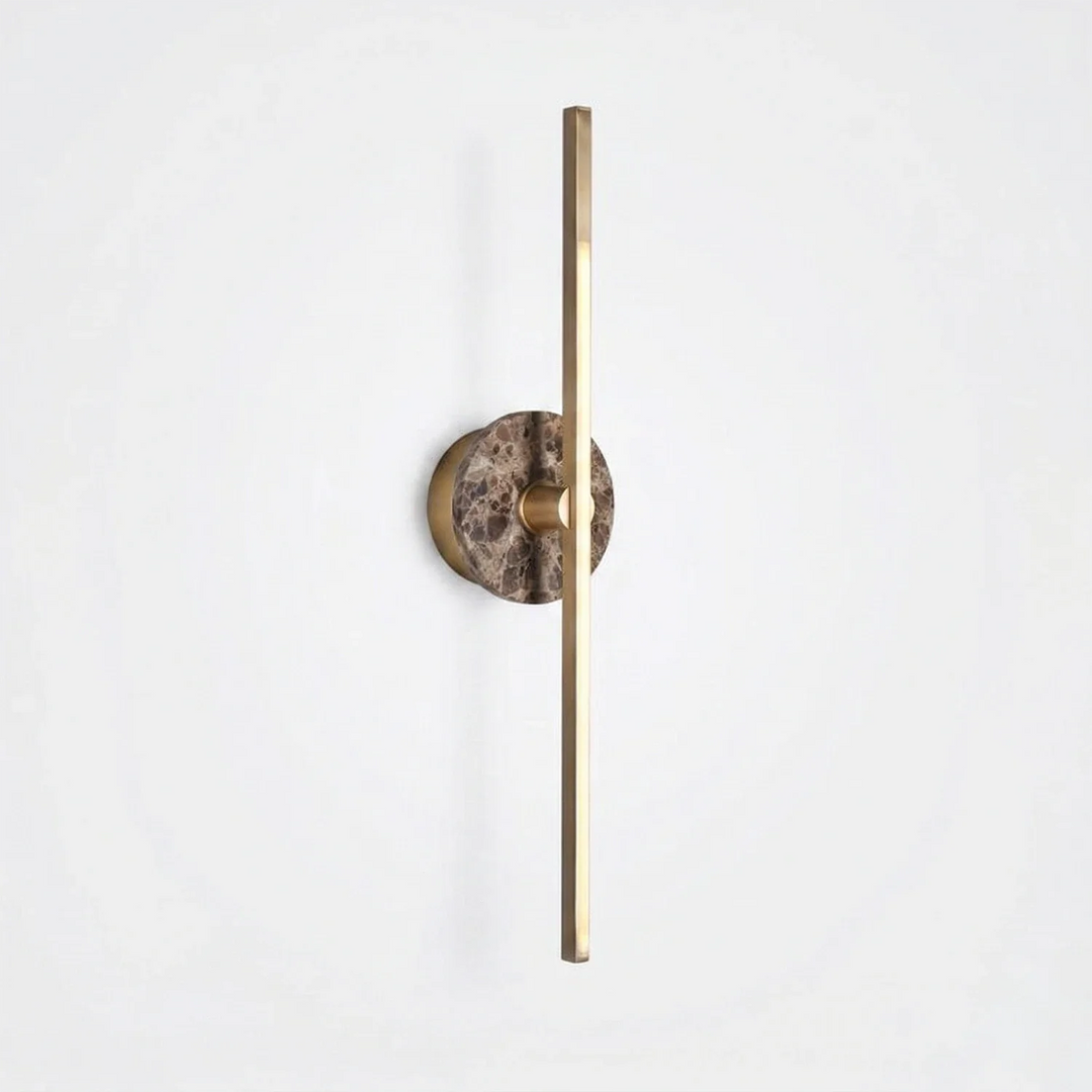 Essential Alabaster Brass Wall Sconce