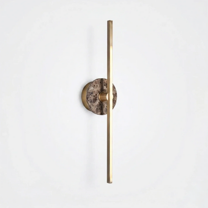 Essential Alabaster Brass Wall Sconce