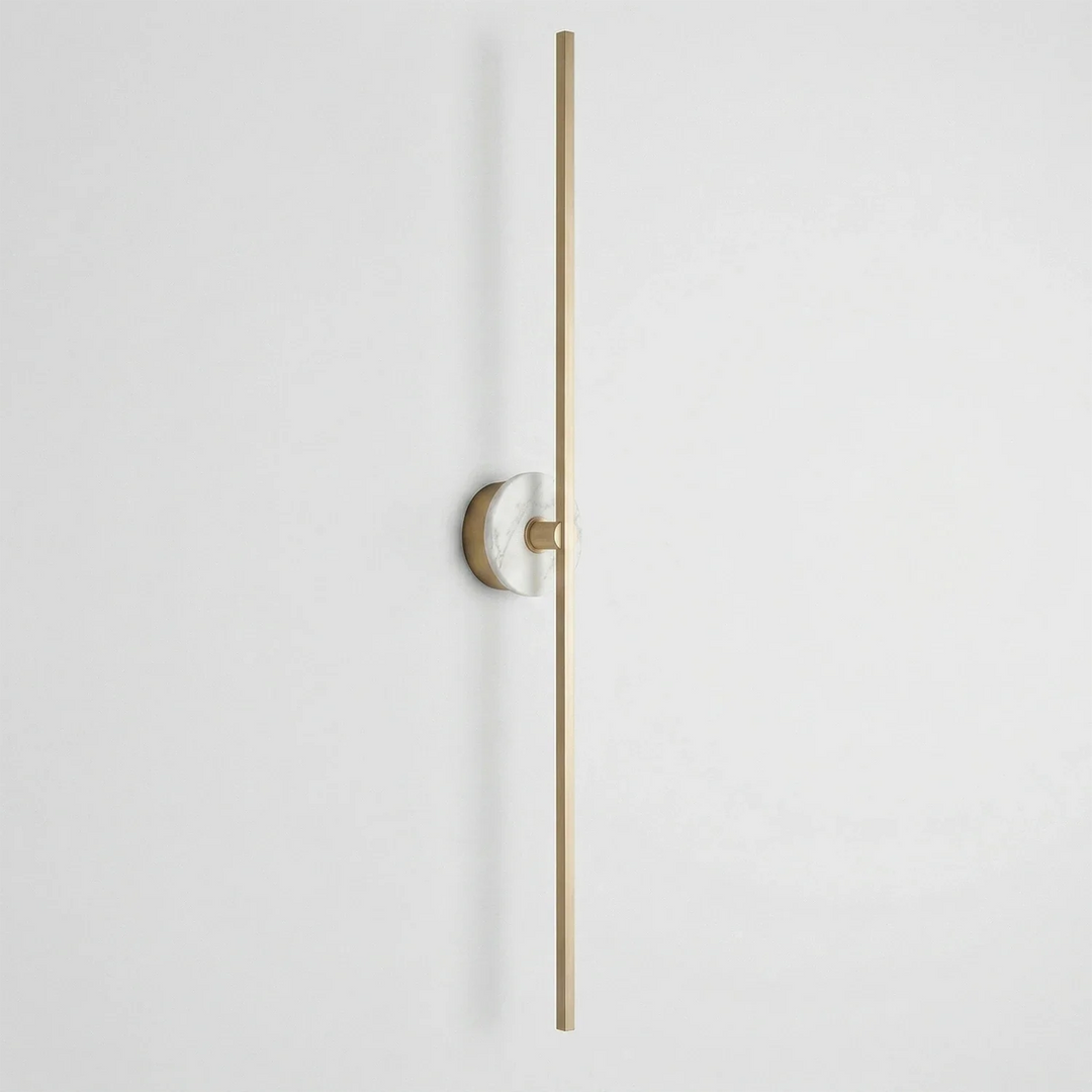 Essential Alabaster Brass Wall Sconce