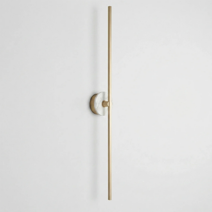Essential Alabaster Brass Wall Sconce